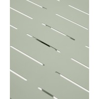 Уличный стол Brai из оцинкованной стали бирюзового цвета 70 x 70 см