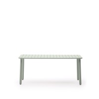Уличный стол Brai из оцинкованной стали бирюзового цвета 180 x 90 см