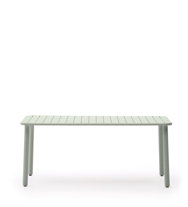 Уличный стол Brai из оцинкованной стали бирюзового цвета 180 x 90 см