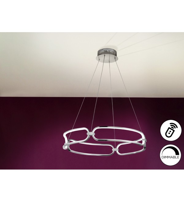 Подвесной светильник Colette LED хром 60Ø DIM