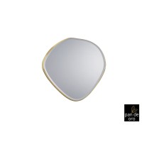 Зеркало овальное Mimo 114X110 золотое