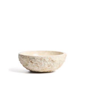 Раковина Orvane из бежевого мрамора Ø 40 см