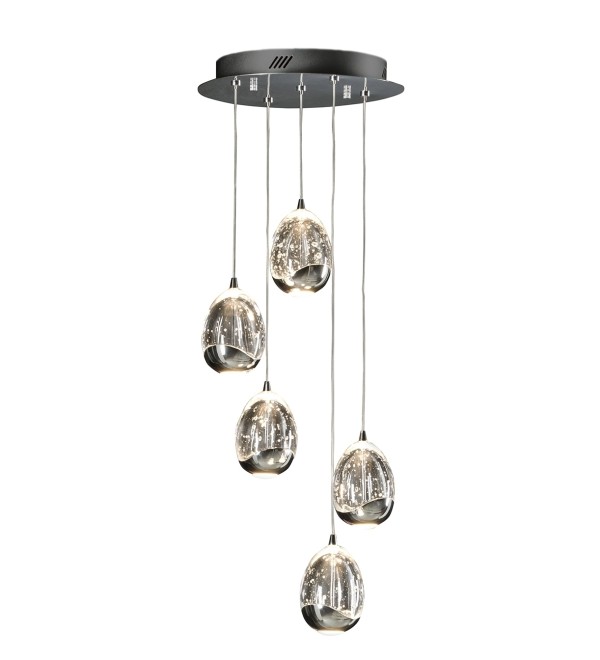 Подвесной светильник Rocio LED 5L Ø30 хром