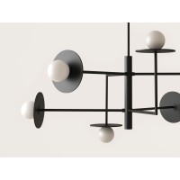 Подвесной светильник Miro 6L / металлические диски 1289/20