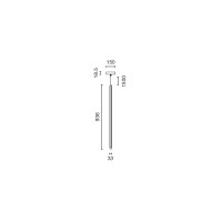 Подвесной светильник LUMINA 900 1L NESO SLIM черный LED 18W 2700K
