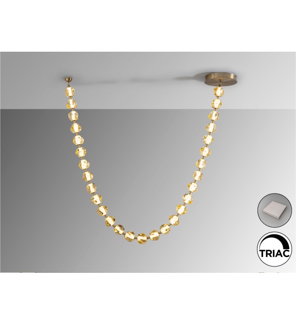 Люстра Zaria II 29L- бронзовый/золотой DIM