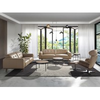 Диван 2-х местный 6119/5606-2P-M5668 с обивкой из стеганой кожи