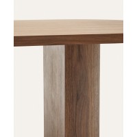 Стол Nealy с ореховым шпоном в темной отделке, 240 x 100 см