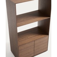 Стеллаж Visala с 1 открытой полкой из шпона ореха, 60 x 106 см