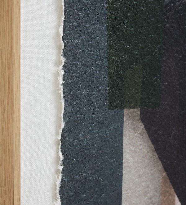 Картина Veluni из переработанной бумаги разноцветная 60 x 90 см
