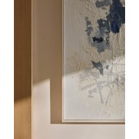 Erale Абстрактная картина ручной работы в серо-синих тонах, размер 60 x 90 см