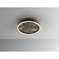 Потолочный светильник Stone CCT- черный LED 40D