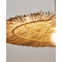 Потолочный плафон Gualta из натурального волокна с натуральной отделкой, 50 см