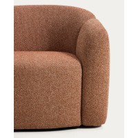 Кресло Corvena из терракотового шенилла, 98 см