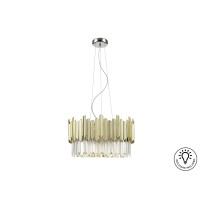 Люстра Tiara 6L хром-золотой