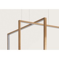 Подвесной светильник Frame 120x50 cm бронзовый