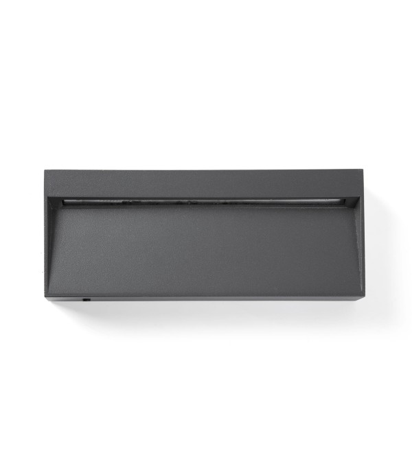 Уличный настенный светильник DUNE APLIQUE RECTANGULAR темно-серый 6W 4CCT