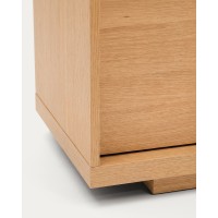 Комод Onix из дубового шпона в натуральной отделке