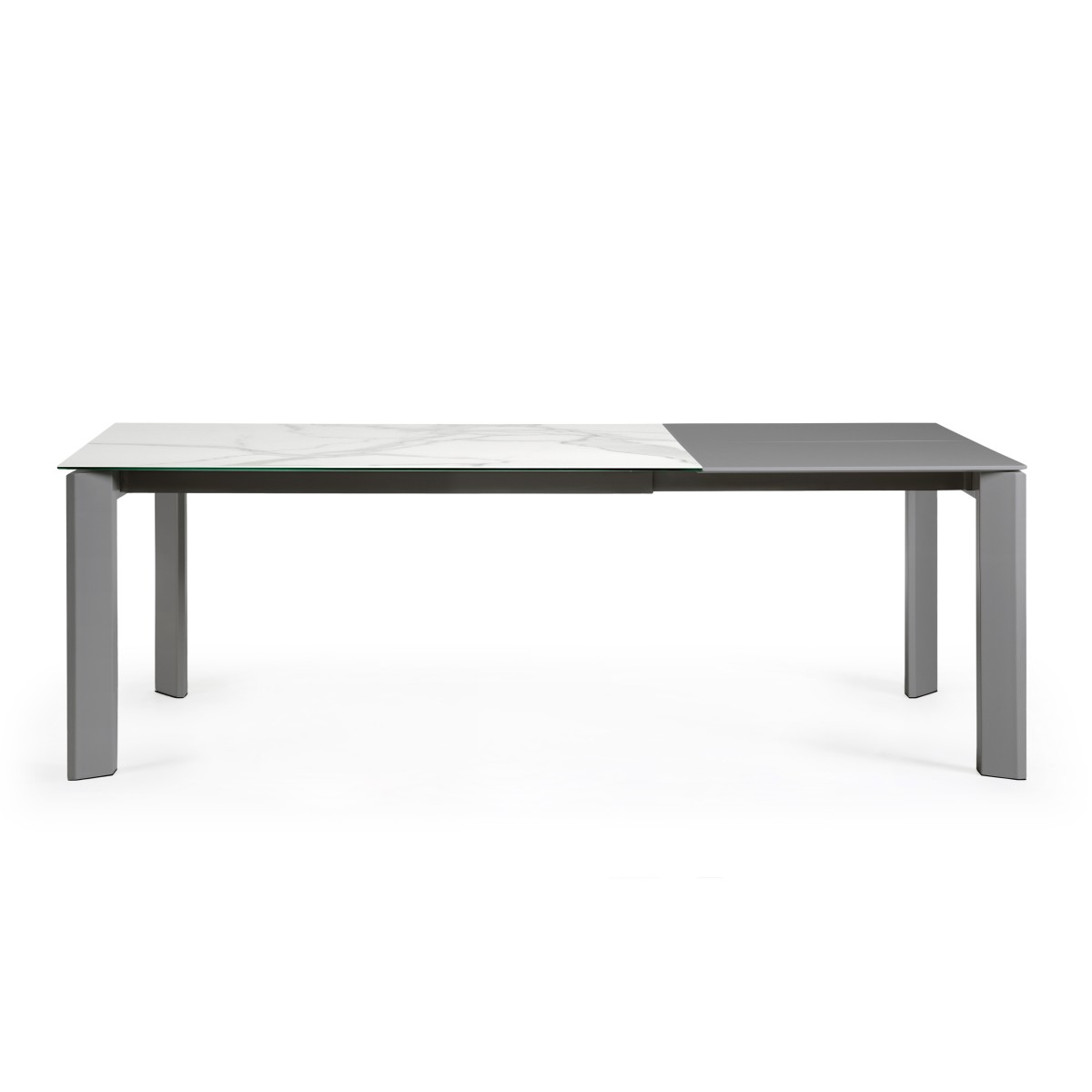 Стол Atta 160 (220) x90 антрацит, керамика