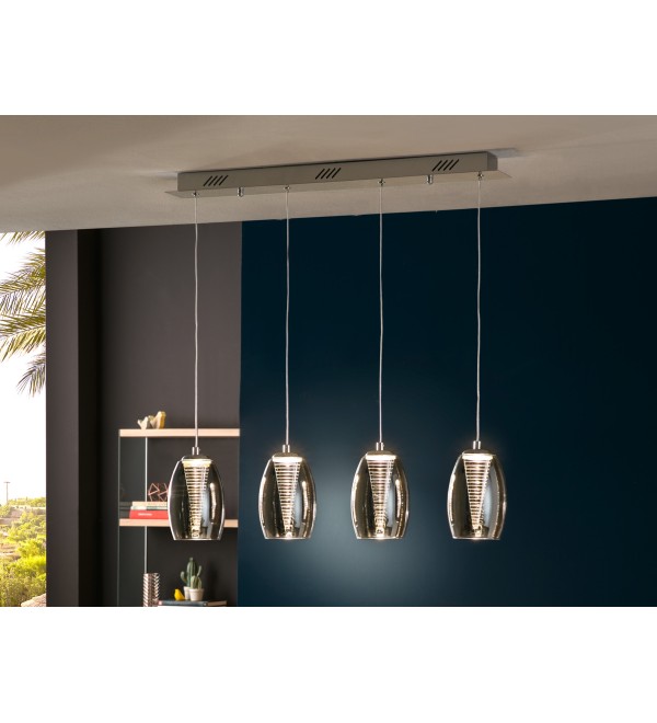 Подвесной светильник Nebula 4L LED хром