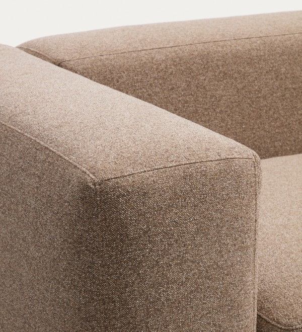 Угловой диван Blok из коричневой синели, 4 места, 290 x 290 см