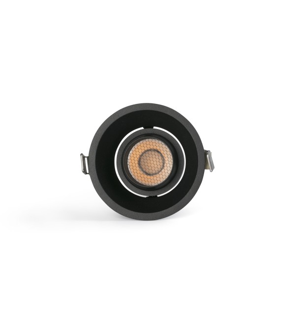 Встраиваемый светильник TULIPA DOWN ORI 7W 3000K CRI90 15° черный TRIAC