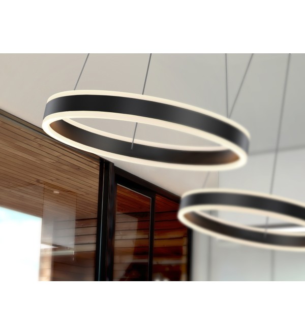 Подвесной светильник Helia Ø50 LED черный матовый