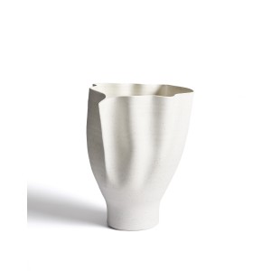 Ваза Nilea из кремовой керамики, 35 см