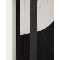 Абстрактная черно-белая картина Onure, 120 x 200 см