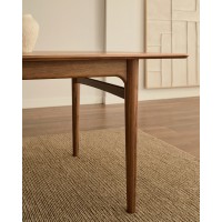 Стол раздвижной Elan из шпона и массива ореха 200 (260) x 100
