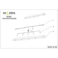 9382+9211 (5L) Подвесная люстра MANTRA ARRECIFE