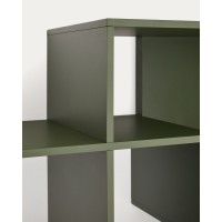 Модульный стеллаж Ina из МДФ с зелёным лаком 80 x 80 см