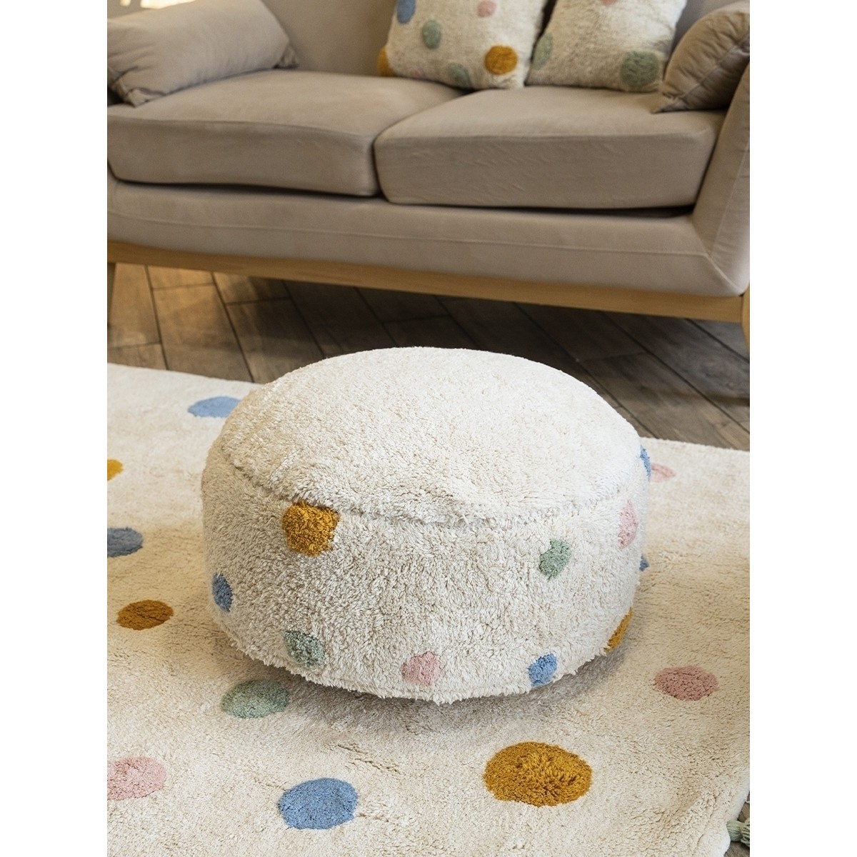 Подушка-пуф Lillaland Lovely Dots 50х30