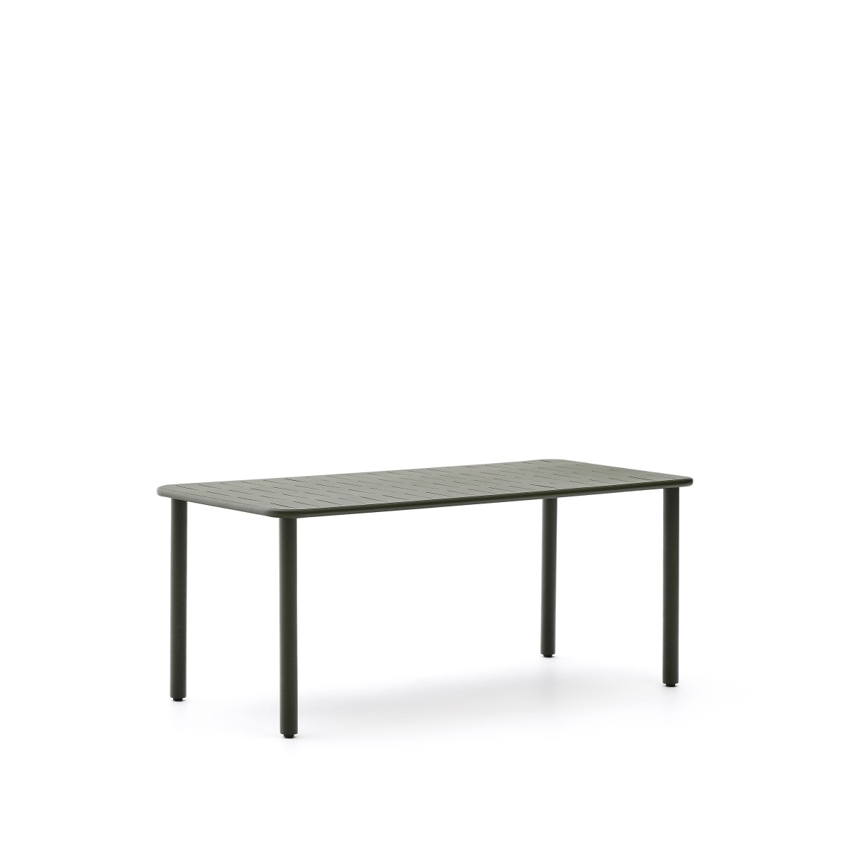 Уличный стол Brai из оцинкованной стали зелёного цвета 180 x 90 см
