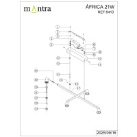 9410 Люстра подвесная MANTRA AFRICA