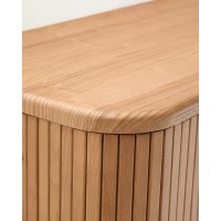 Шкафчик для ванной Mailen из ясеневого шпона в натуральной отделке, 90 x 45
