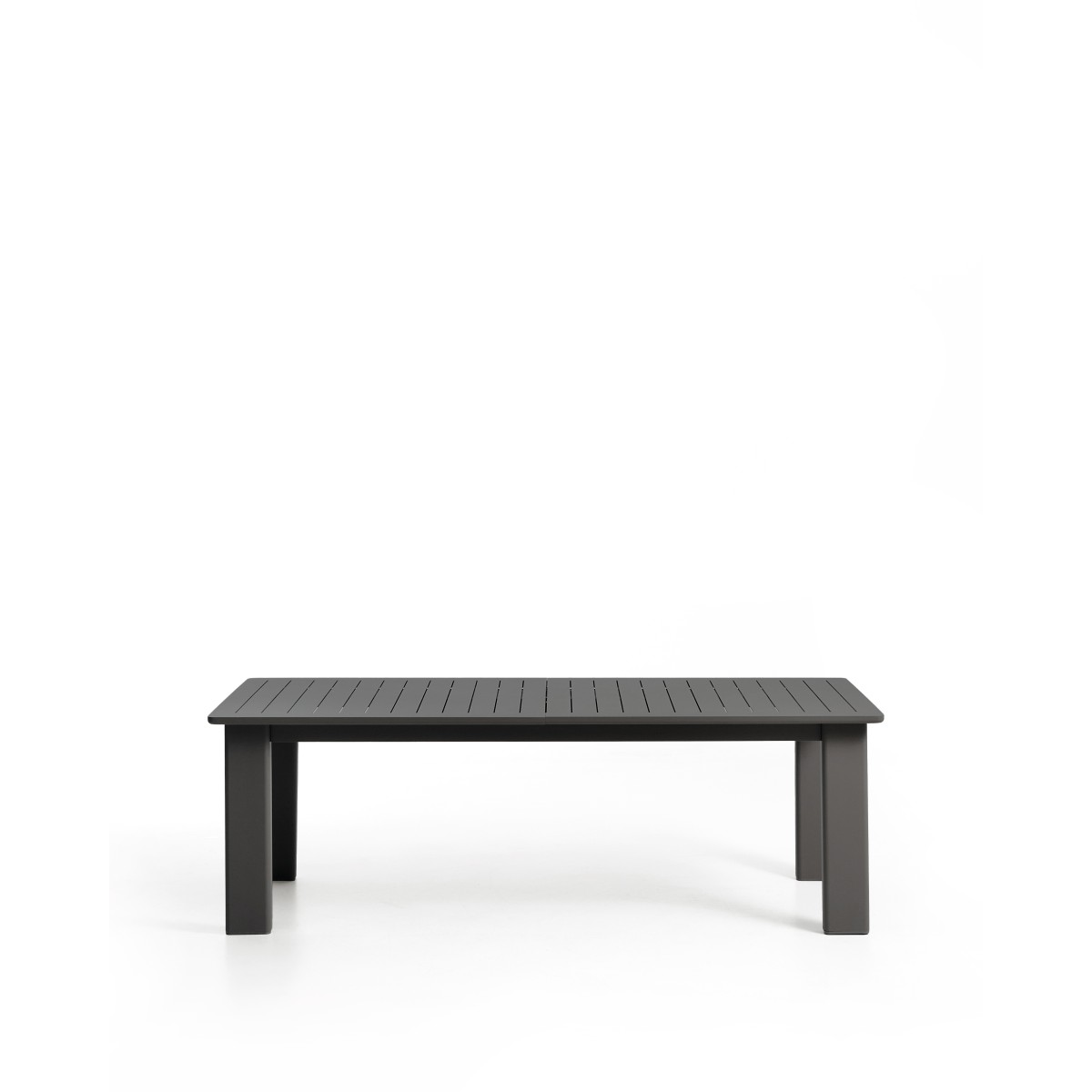 Раздвижной уличный стол Livorno из графитового алюминия, 233(350) x 100 см