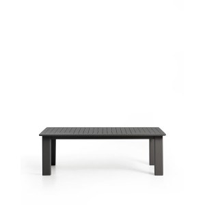 Раздвижной уличный стол Livorno из графитового алюминия, 233(350) x 100 см
