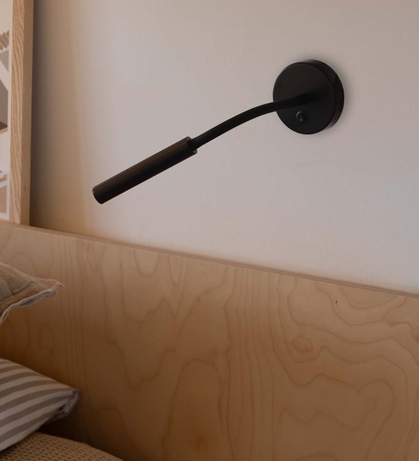 Бра с ридером Kale черное