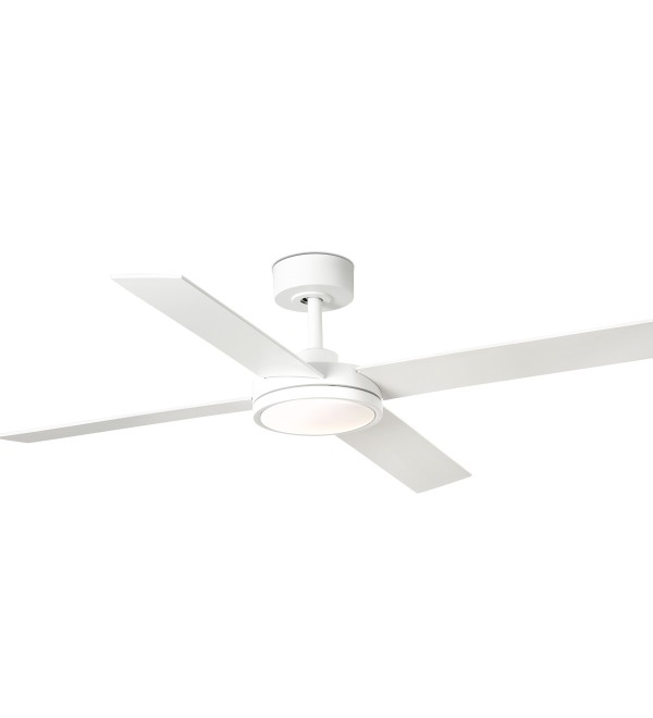 Потолочный вентилятор SAINT Ш1320MM белый 4 PALAS белый 24W CCT