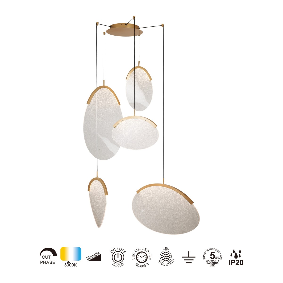9645 Люстра подвесная OASIS