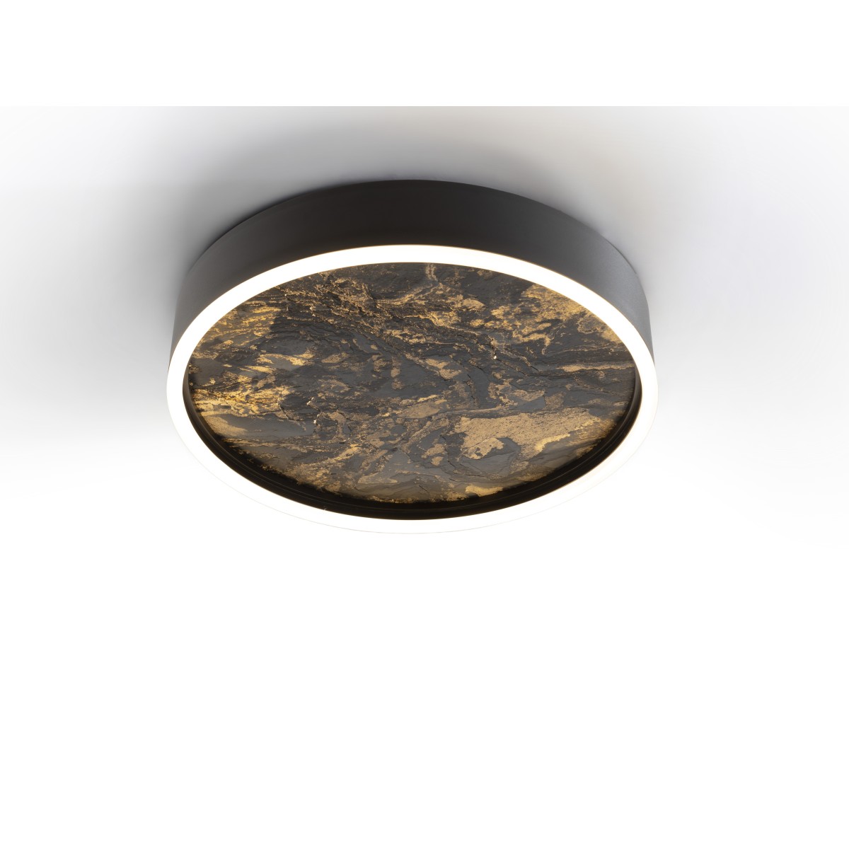 Потолочный светильник Stone CCT- черный LED 40D