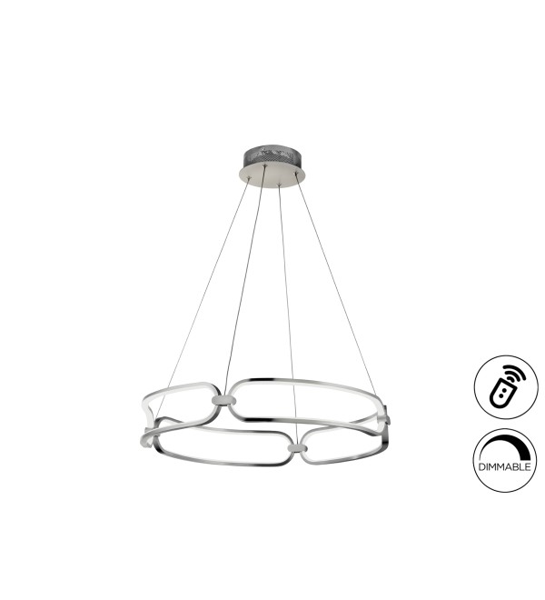 Подвесной светильник Colette LED хром 60Ø DIM