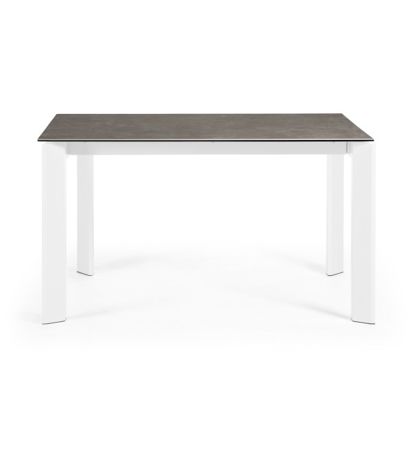 Стол Atta 140 (200) x90 белый керамика