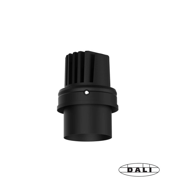 Встраиваемый светильник ELIOS TUBE IP54 7W черный 50є 2400K-6000K DALI
