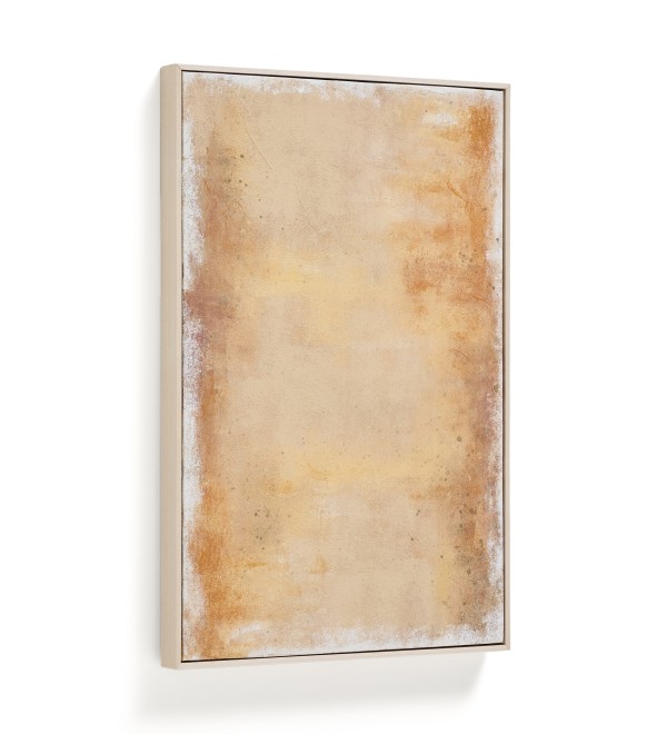 Абстрактная картина Selnar желтая 60 x 90 см