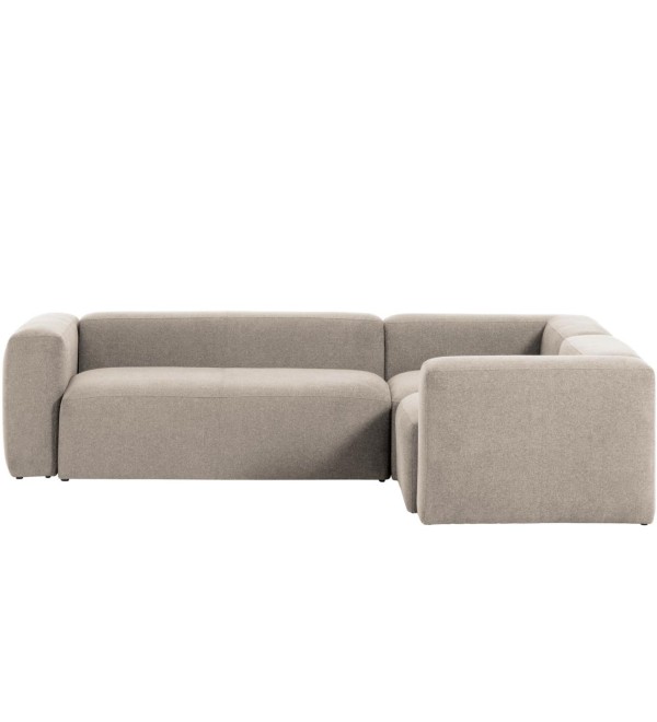 Угловой 3-х местный диван Blok 290 x 230 cm бежевый