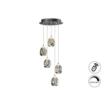 Люстра Rocio LED 5L DIM хром