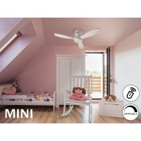 Siroco MINI Потолочный вентилятор с освещением DIMABLE белый