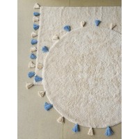 Хлопковый ковер Lillaland COLORFUL WHITE BLUE 120*180